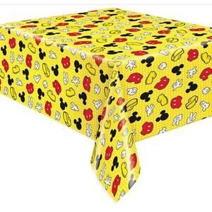 MICKEY MOUSE Retro PLASTIC TABLE COVER (1)~ Birthday Party Supplies Cloth Disney